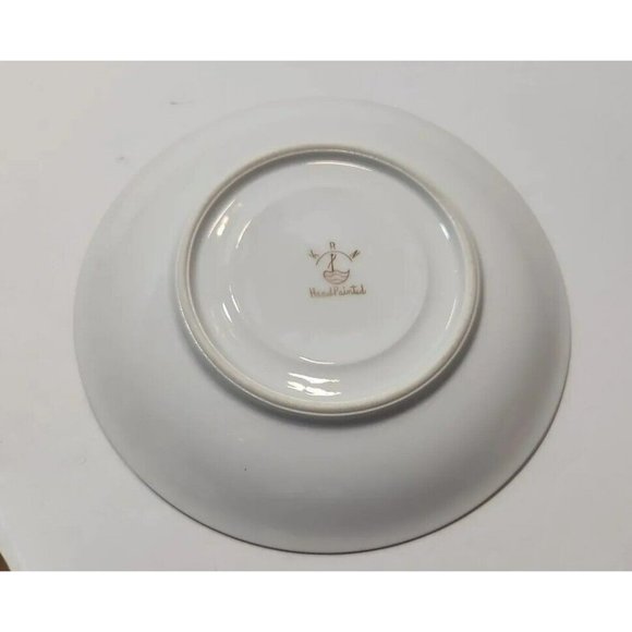 Vtg KRN Handpainted Teacups And Saucers Brown & White China (4) Extremely Rare - Picture 10 of 13